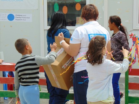 "Super autobus" u poseti Prihvatnom centru